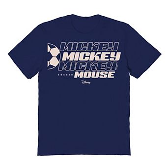 Men's Disney's Mickey Mouse Soccer Ball Graphic Tee