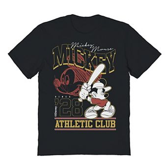Men's Disney's Mickey Mouse Baseball Athletic Club Graphic Tee