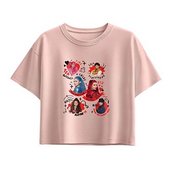 Girls 7-16 Disney's Descendants 5 Character Collage Boxy Tee