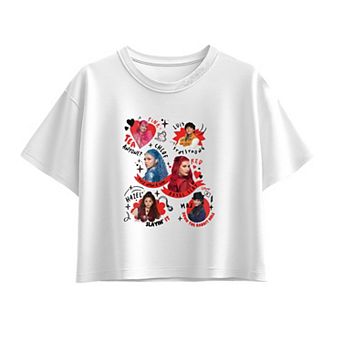 Girls 7-16 Disney's Descendants 5 Character Collage Boxy Tee