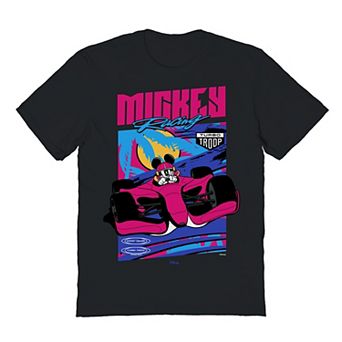 Men's Disney's Mickey Mouse Turbo Troop Racing Graphic Tee
