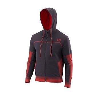 Wilson Mens Rush Logo Full Zip Hoodie