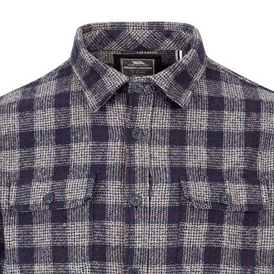 Trespass Mens Portlaw Checked Long-Sleeved Shirt