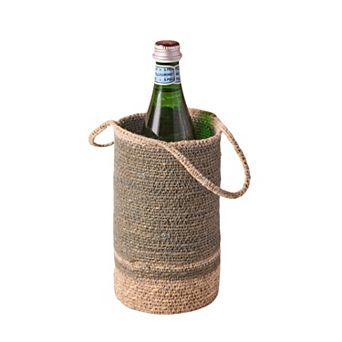 Hydra Woven Seagrass Bottle Holder