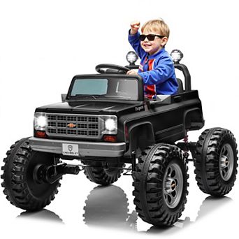 Chevrolet 24V 2WD 2-Seater Ride On Truck for Kids, Electric Toys Cars with 7Ah Battery, Remote & MP3