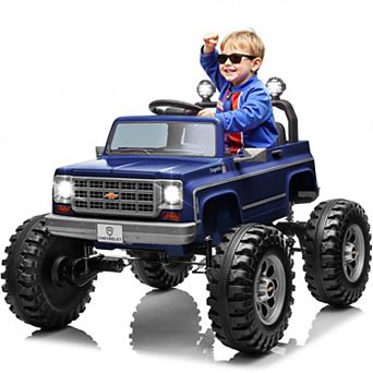 Chevrolet 24V 2WD 2-Seater Ride On Truck for Kids, Electric Toys Cars with 7Ah Battery, Remote & MP3