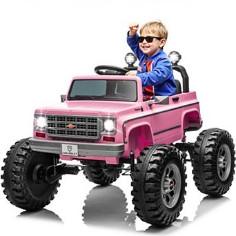 Chevrolet 24V 2WD 2-Seater Ride On Truck for Kids, Electric Toys Cars with 7Ah Battery, Remote & MP3