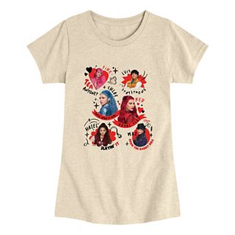 Girls 7-16 Disney's Descendants 5 Character Collage Graphic Tee
