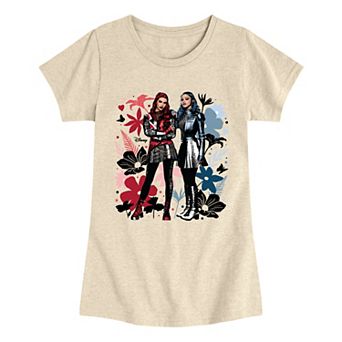 Girls 7-16 Disney's Descendants 5 Floral Graphic Tee