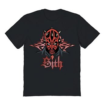Men's Star Wars Maul Sith Tribal Graphic Tee
