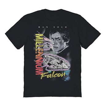 Men's Star Wars Han Solo Millennium Falcon Graphic Tee