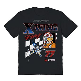 Men's Star Wars X-Wing Racing Rebel Alliance Graphic Tee