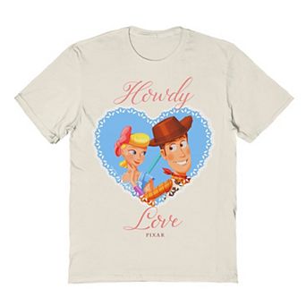 Men's Disney / Pixar's Toy Story 4 Valentines Howdy Love Graphic Tee