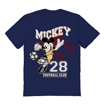 Men's Disney's Mickey Mouse Football Graphic Tee