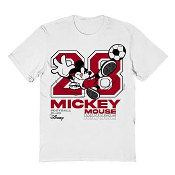 Men's Disney's Mickey Mouse 28 Football Club Graphic Tee
