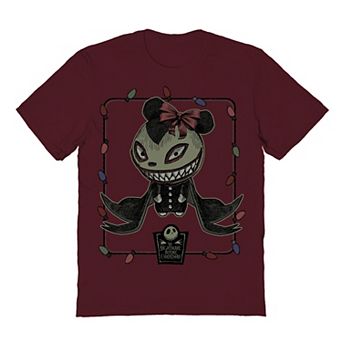 Men's Disney's Nightmare Before Christmas Lightbulb Frame Graphic Tee