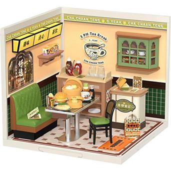 Rolife Super Creator Series, DIY Mini Hong Kong Bites Cafe Dollhouse House Kit