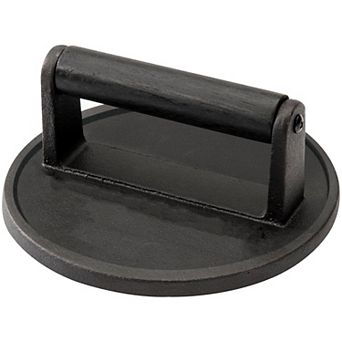 6.5" Cast Iron Smashed Burger Press