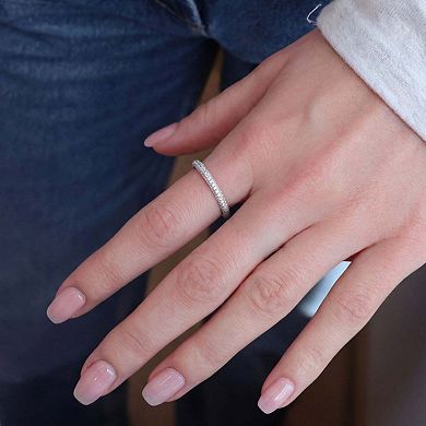 Triple Row CZ Band