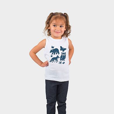 Woodsy Animals - Toddler Graphic Tank
