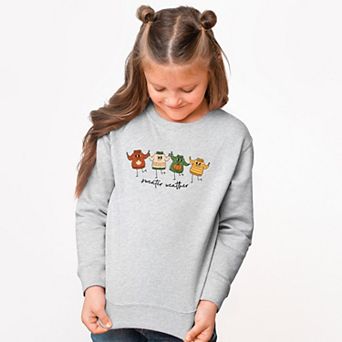 Sweater Weather Stick Figures - Youth Graphic Sweatshirt