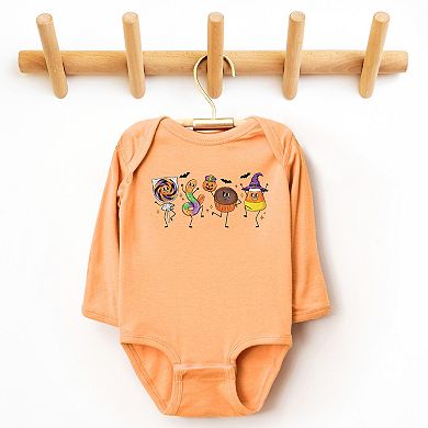 Candy Stick Figures - Infant Long Sleeve Bodysuit