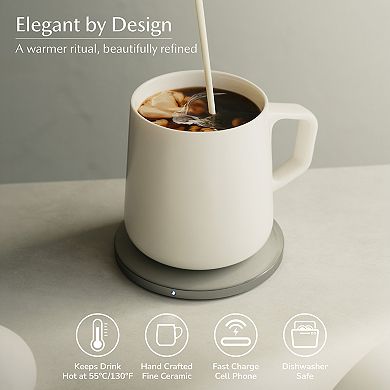 Neo Self-Heating Mug Set - Jasmine White