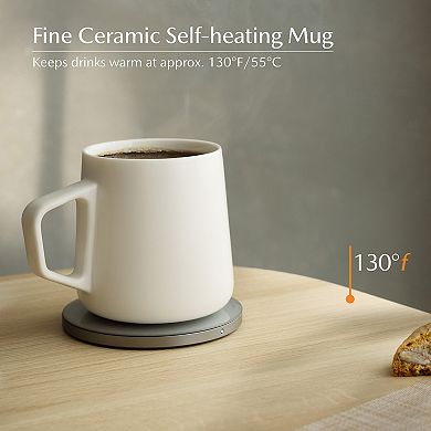 Neo Self-Heating Mug Set - Jasmine White