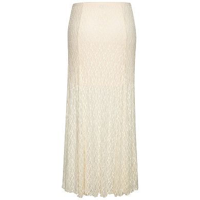 Lascana Women's Lace Maxi Skirt