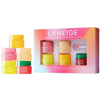 LANEIGE Midnight Minis Hydrating Lip Sleeping Mask Treatment 5 pc Gift Set