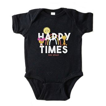 Mini Smiley Happy Times - Infant Short Sleeve Graphic Bodysuit