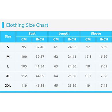 Blueming Women's Short Sleeve Round Neck Ruffle Cuff Casual Tops
