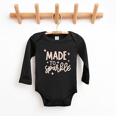Made To Sparkle - Infant Long Sleeve Bodysuit