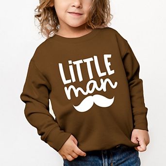 Little Man Mustache - Toddler Graphic Sweatshirt