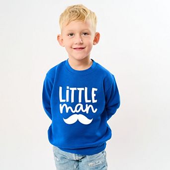 Little Man Mustache - Toddler Graphic Sweatshirt