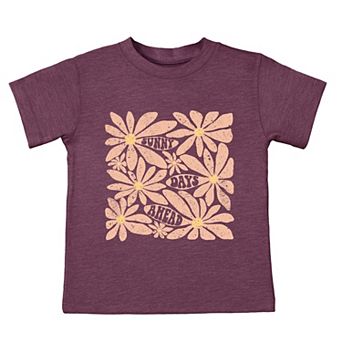 Sunny Days Ahead Daisies - Toddler Short Sleeve Graphic T-Shirt