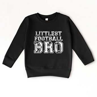 Littlest Football Bro - Toddler Graphic Sweatshirt