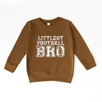 Littlest Football Bro - Toddler Graphic Sweatshirt