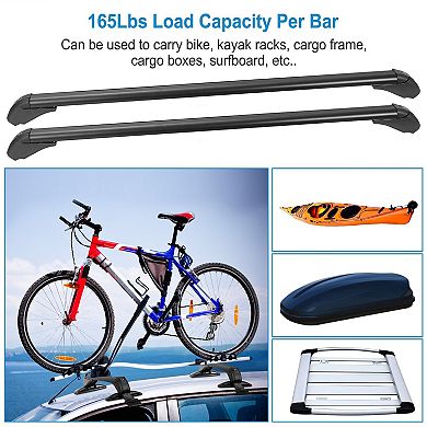 2-Pack 43” Car Roof Rack Cross Bars