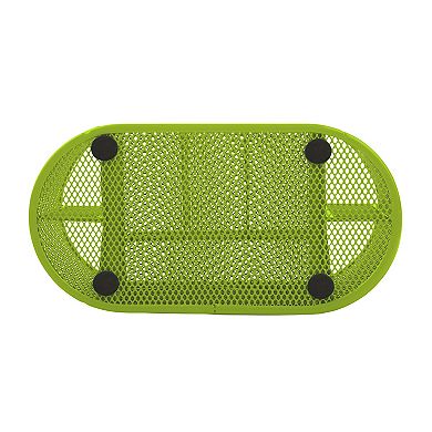 Metal Mesh Desk Organizer 9-Compartment Pen Holder