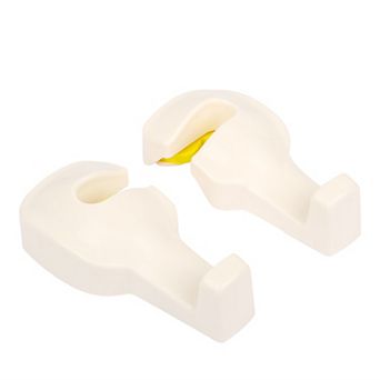 2-Pack Car Headrest Hooks Hanger for Bags & Grocery Organizer