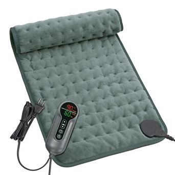 Electric Heating Pad for Back Pain and Cramps Relief, Moist Heat Pad, 24''x12''