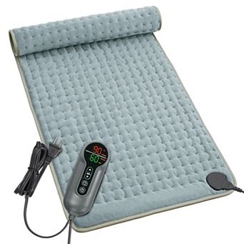 Electric Heating Pad for Back Pain and Cramps Relief, Moist Heat Pad, 30''x16''