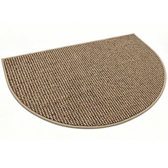 Dirt Trapper Door Mat 19.7 in x 31.5 in Half Circle Non-Slip Washable Doormats Entrance Rugs
