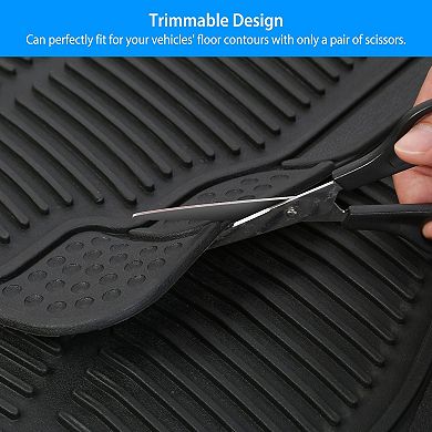 4-Piece Heavy Duty Car Floor Mats