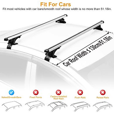 47.24” Universal Roof Rack Cross Bar