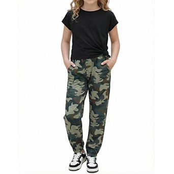 Arshiner Girls Clothes Piece Summer Outfits Drop Shoulder Top Pullover Sweatpants Jogger Set