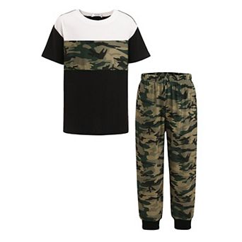 Arshiner Boys Pants Set Piece Short Sleeve Tshirt And Active Pants Casual Clothing