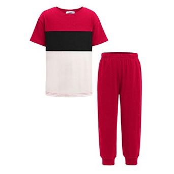 Arshiner Boys Pants Set Piece Short Sleeve Tshirt And Active Pants Casual Clothing
