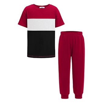 Arshiner Boys Pants Set Piece Short Sleeve Tshirt And Active Pants Casual Clothing